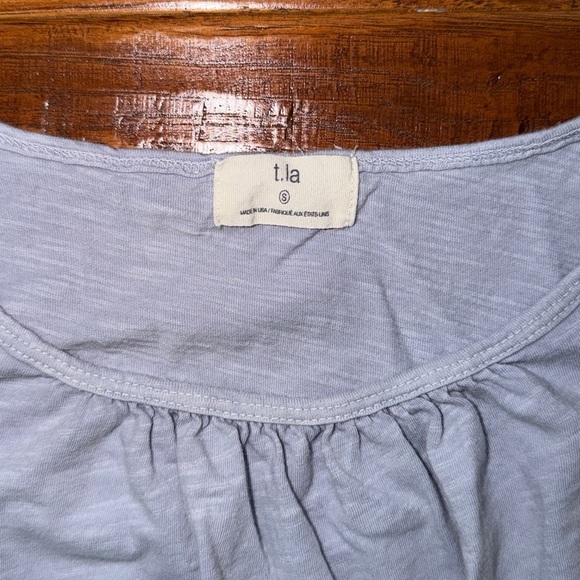 T.La Anthropologie Open-Backed Maxi Blue Ombré Dress, size small - Picture 2 of 11